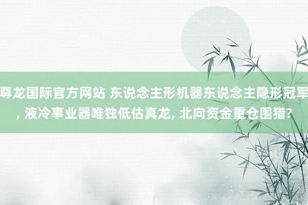 尊龙国际官方网站 东说念主形机器东说念主隐形冠军, 液冷事业器唯独低估真龙, 北向资金重仓围猎?
