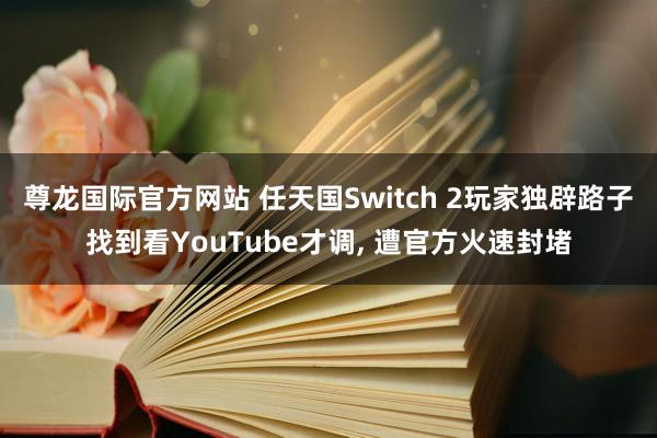 尊龙国际官方网站 任天国Switch 2玩家独辟路子找到看YouTube才调, 遭官方火速封堵