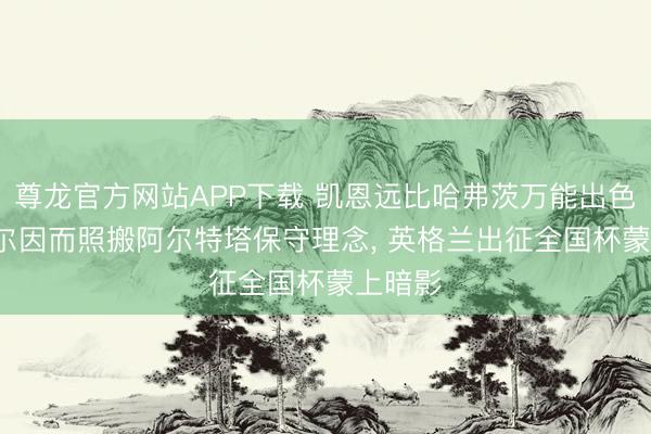 尊龙官方网站APP下载 凯恩远比哈弗茨万能出色， 图赫尔因而照搬阿尔特塔保守理念， 英格兰出征全国杯蒙上暗影